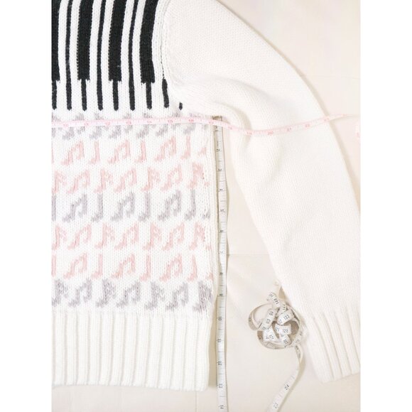 Coquette Piano Keys Turtleneck Sweater 🎹 VINTAGE - Picture 6 of 6